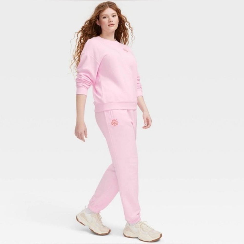 NEW TWO PIECE Roller Rabbit x Target Pink Sweats Set NWT
